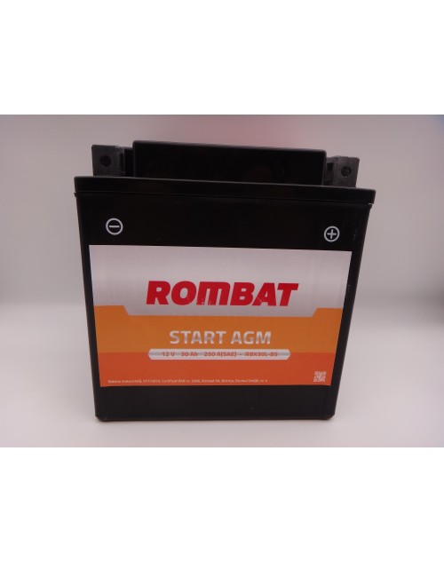 Baterie moto, scuter, atv Rombat 12V 30Ah 350A, AGM RBX30L-BS